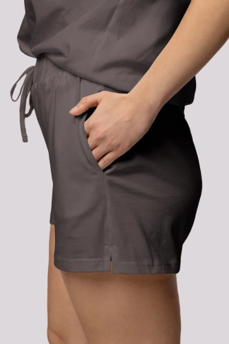 Bliss pigiama donna a maniche corte Mona graphite