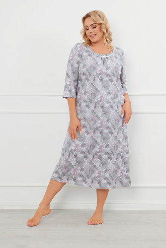 Camicia da notte Ardila, manica 3/4 Moda italiana - stampa