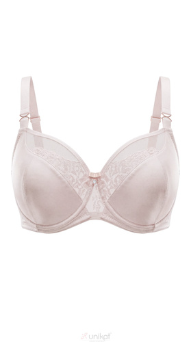 Reggiseno soft Claudine Unikat beige ricamato morbido con ferretto