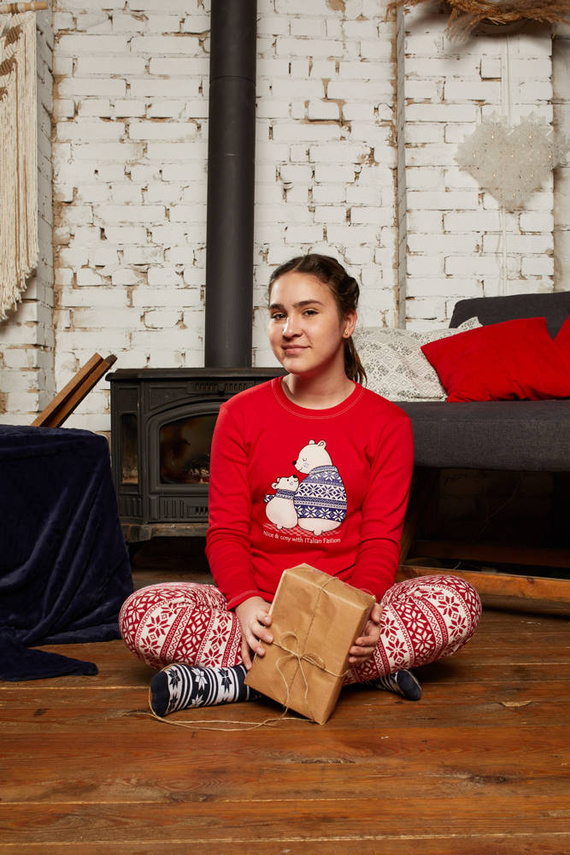 Arktyka Pigiama per bambini Moda italiana - rosso/stampa