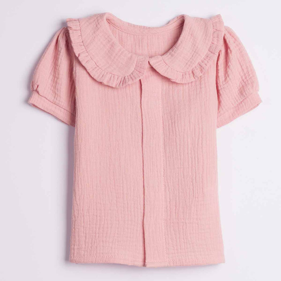 Camicia bambina Nicol 224301 mussola 100% cotone manica corta