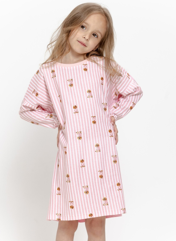 Camicia bambina Taro Nola 3646 rosa 100% cotone manica lunga