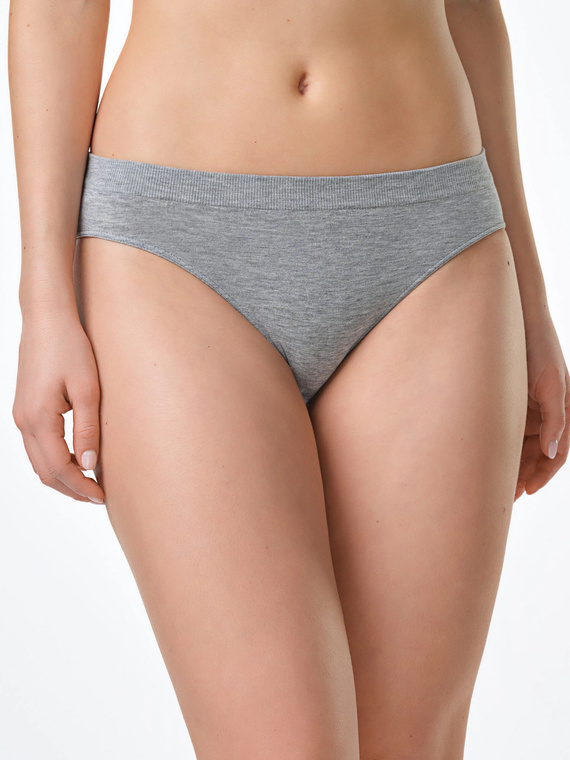 Spiman LIGHT Melange Slip Midi in Bambù Vita Bassa Traspiranti e Morbidi