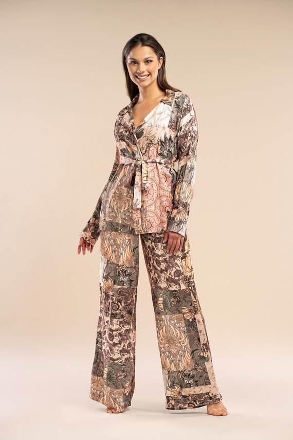 Forever Belle Reverie - pantaloni pigiama in raso di viscosa, eleganti e confortevoli