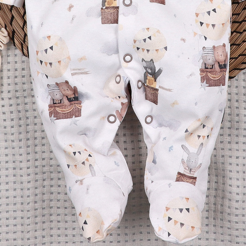 Tutina Nini 100% Balloon Friends cotone biologico per neonato