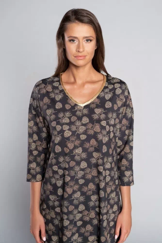 Pinnia camicia 3/4 donna Italia Fashion - stampa