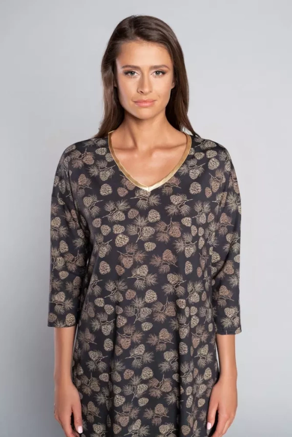 Pinnia camicia 3/4 donna Italia Fashion - stampa