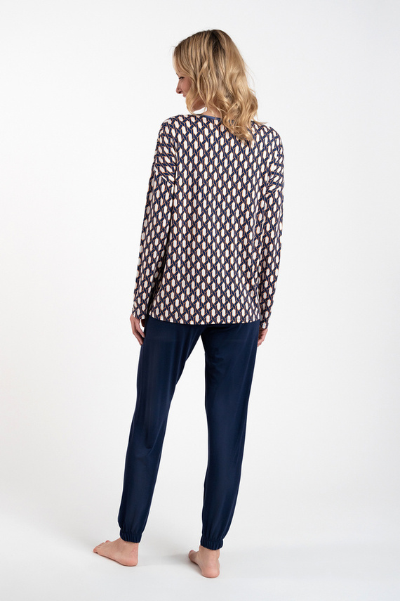 Milda Pigiama donna maniche lunghe, pantaloni lunghi Moda italiana