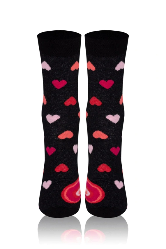 M30D Serce Calze lunghe da uomo Moda Italiana - nero