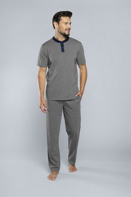 Profit Pigiama da uomo a maniche corte, pantaloni lunghi Moda italiana - ¶r.melange