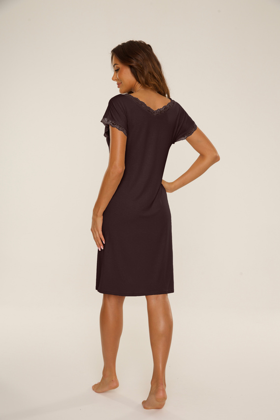 816 Camicia da notte Hazel De Lafense - cioccolato