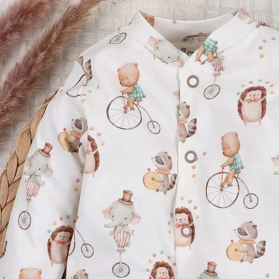 ABN-5585 Circus Baby Pajac Nini - 100% cotone organico, anallergico, produzione polacca