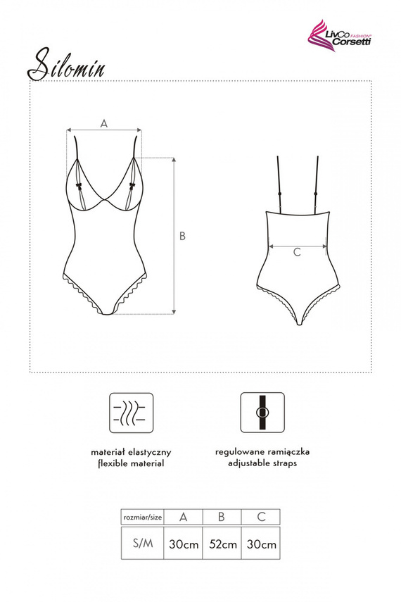 Silomin LC 1401 Set di lingerie LivCo Corsetti Fashion