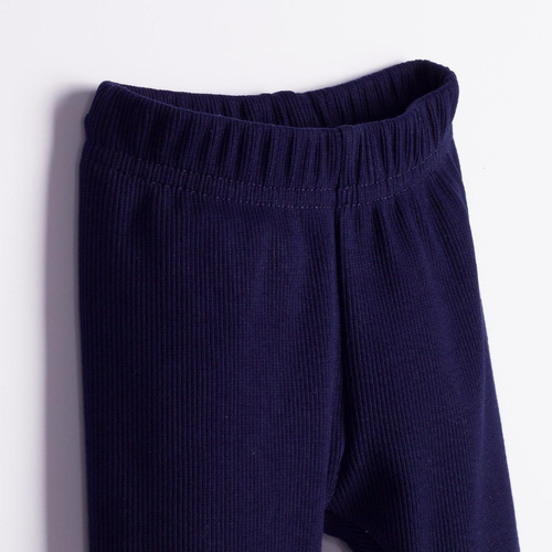 228021 Nicol FARMA Pantaloni neonato elasticizzati a coste blu navy