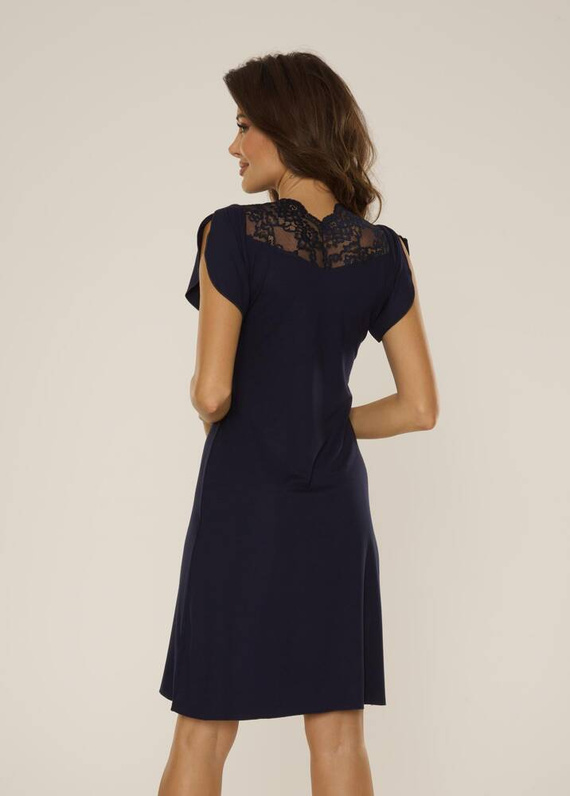 754 Camicia da notte Lilian De Lafense - blu navy