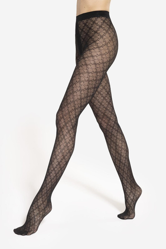 Arabesca 06 Collant Gatta - 40 den, motivo decorativo, opaco