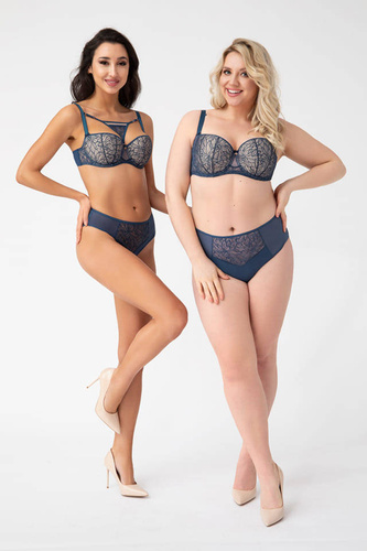 Gorsenia K 737 Trish Reggiseno a balconcino blu