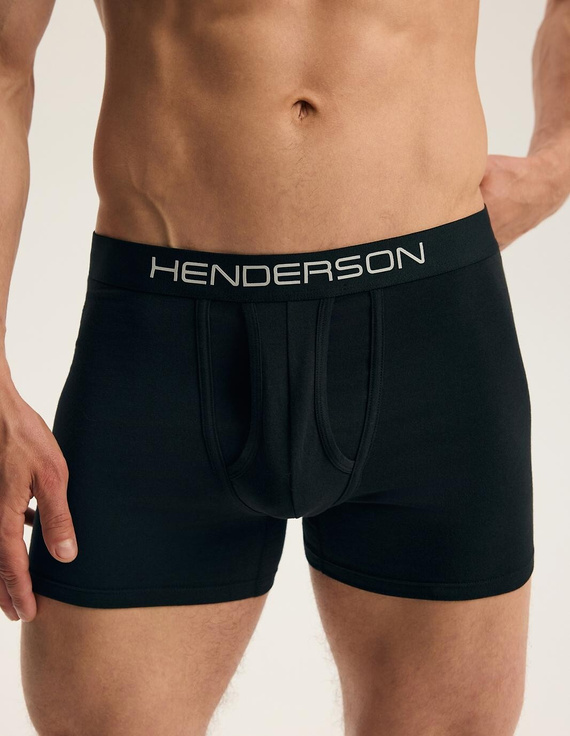 Bokserki męskie Henderson 45473 Fade 2-pak in cotone con elastico largo e logo
