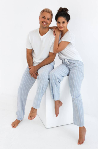 Pigiama da uomo David Sensis - perla