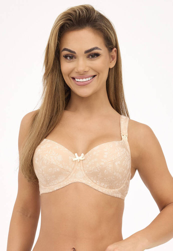 BS 019 Reggiseno per allattamento Alma Mama di Gaia - beige