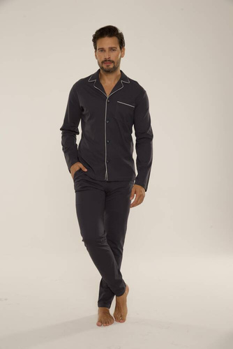 729 Norberto Pigiama da uomo De Lafense - grafite