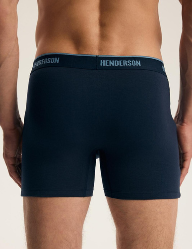 Bokserki męskie Henderson 44513 Brex 2-pak in cotone con elastico largo e logo