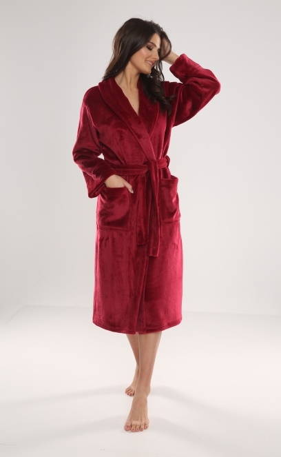 628 Accappatoio da donna Abigail Long Forex - marrone