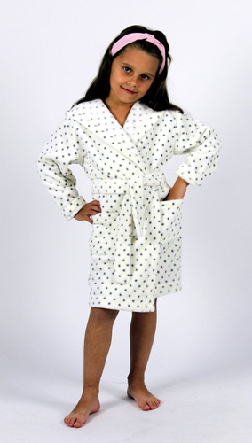 367 Accappatoio per bambini Melanie Forex - ecrù