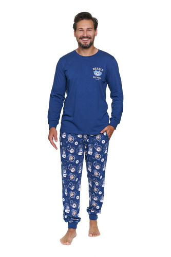 Pigiama Uomo Doctor Nap 7511 Nap Mode 100% Cotone Lunga Homewear