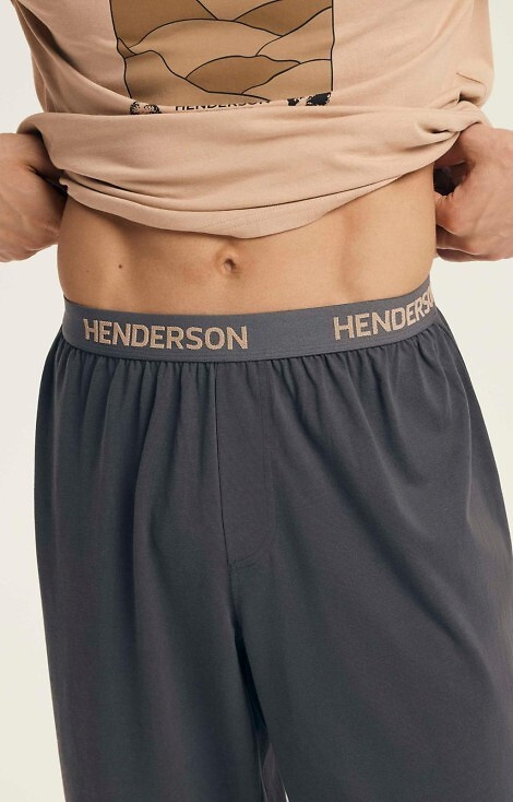 43474 Pigiama da uomo Luro Henderson Core - cotone, top stampato, lunghezza. pantaloni