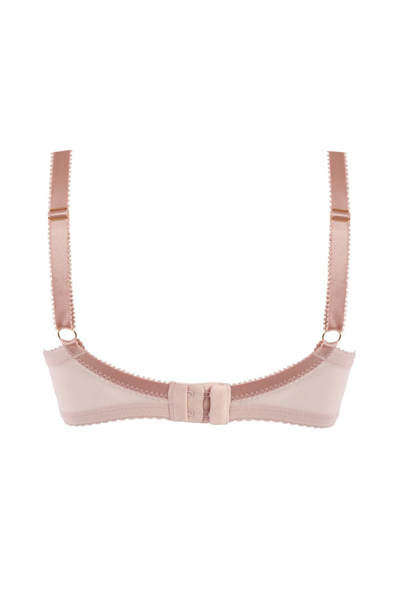 Mediolano Jasmin 19150 reggiseno plunge pizzo cipria scollo V