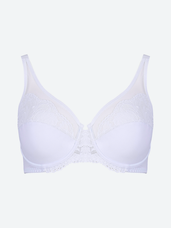 Reggiseno imbottito Delia - comfort e vestibilità elegante Spiman bianco