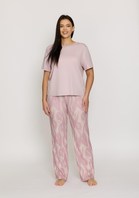 Pigiama donna Noa PW82 Mefemi by Nipplex in viscosa con pantaloni lunghi