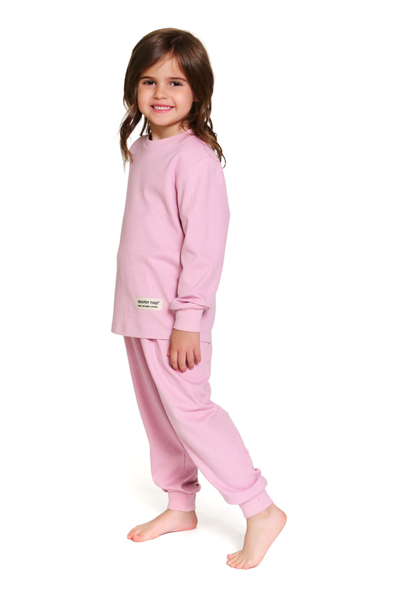 7351 Pigiama per bambini in cotone Doctor Nap - comfort classics - papaya