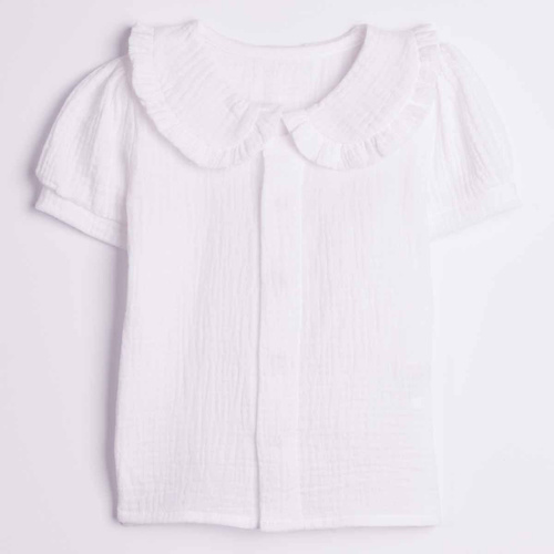 Camicia bambina Nicol 224300 mussola 100% cotone manica corta