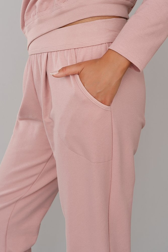 Karina Set donna manica lunga, pantaloni Moda italiana - caramello