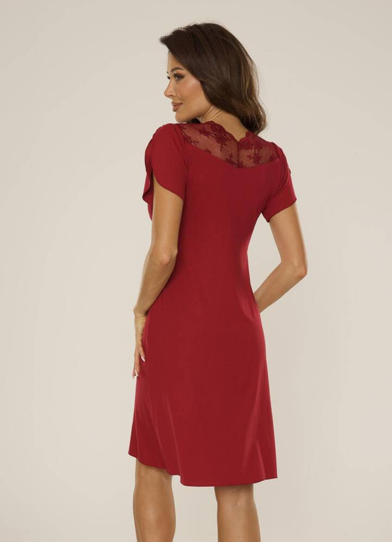 754 Camicia da notte Lilian De Lafense - bordeaux