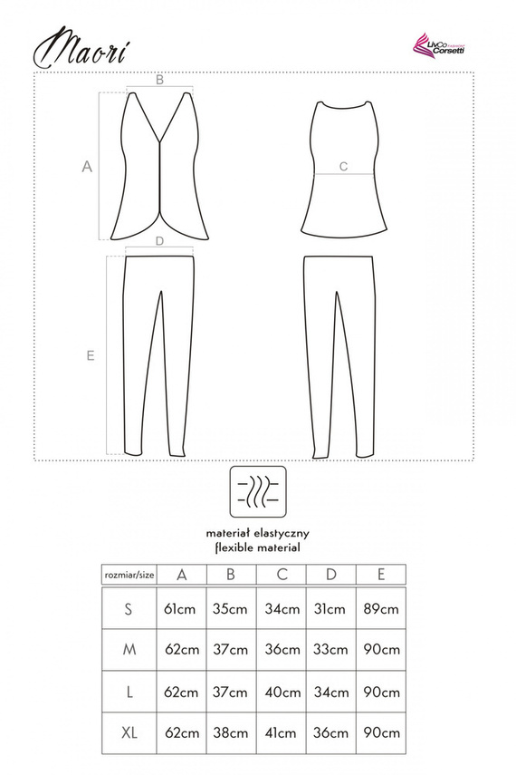 Maori LC 90099 Pigiama donna LivCo Corsetti Moda