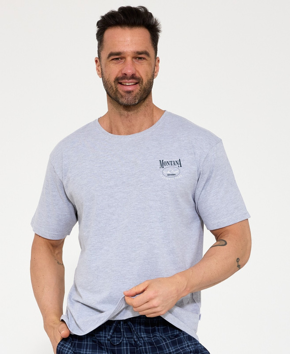 Pigiama uomo Cornette 328/214 Montana 3 grigio 100% cotone