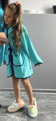 374 / 375 Accappatoio per bambini Desiree - menta