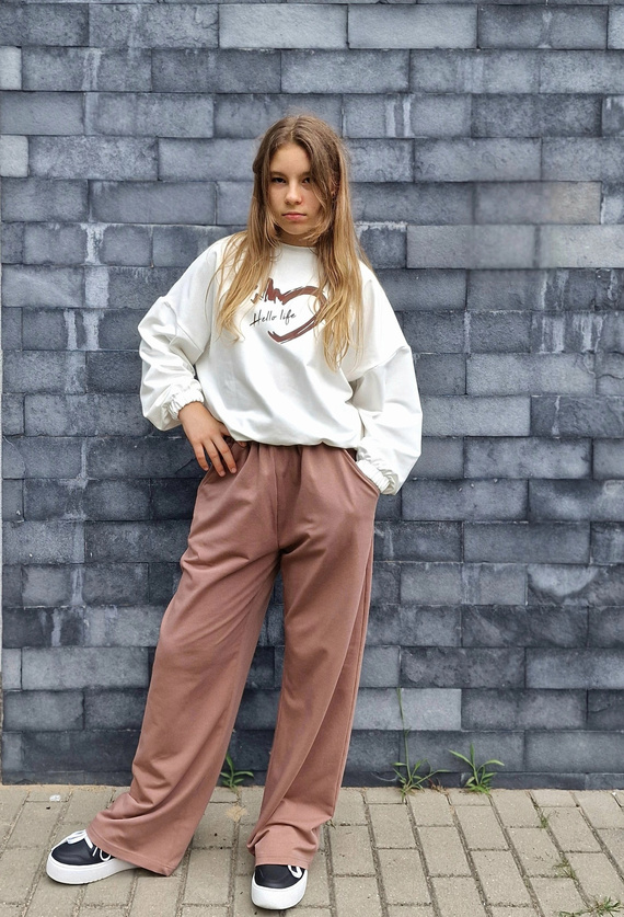 Gaja Felpa bambino Bambarillo ecru| Felpa in cotone elastico