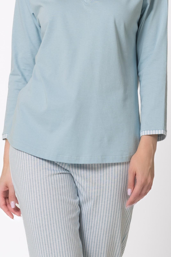 Pigiama donna Leveza 1767 Anita 7/8 a pois 100% cotone comfort