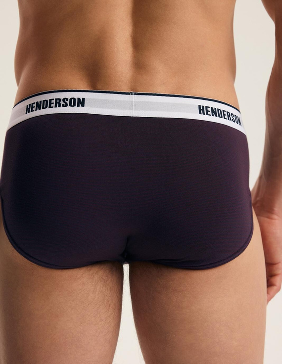 Slips da uomo Henderson Free 45786 2 pezzi in cotone blu navy