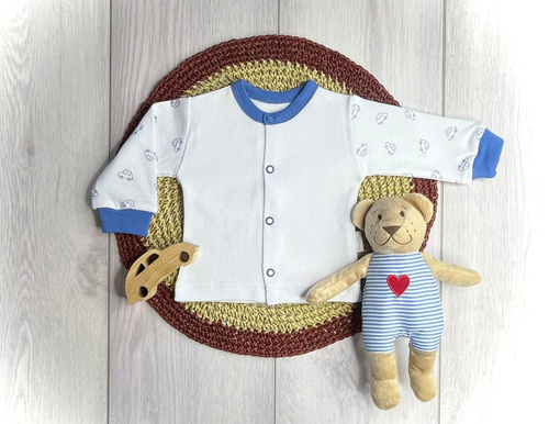 Caftano bebè Mamatti KA15610 - cotone, con bottoni a pressione