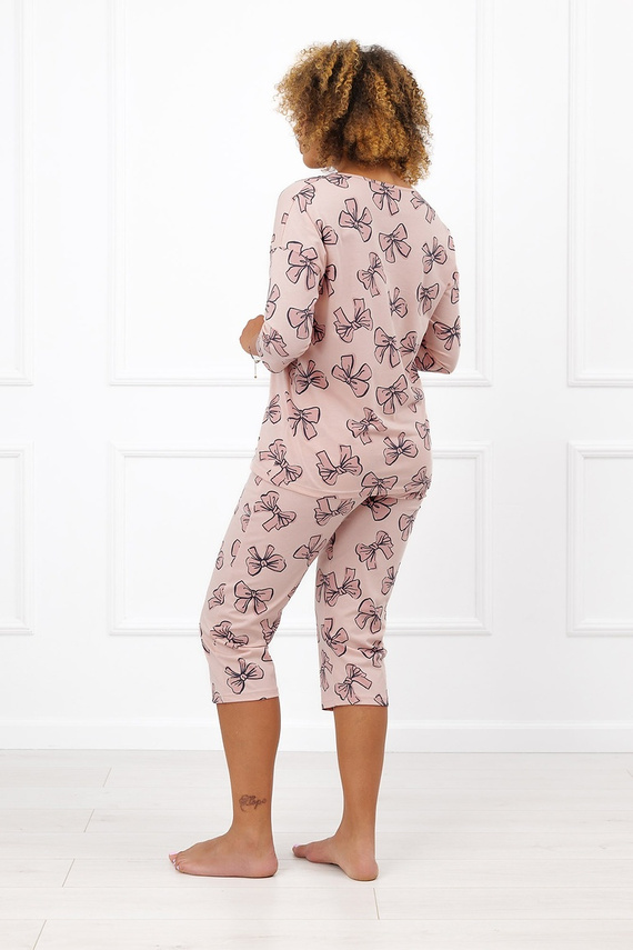 Italian Fashion Silano pigiama donna in cotone manica e pantaloni 3/4