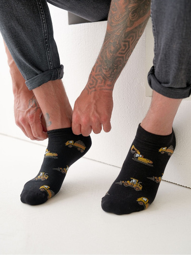 1108-048 Camion e Escavatori Uomo Milena - qualità polacco - nero