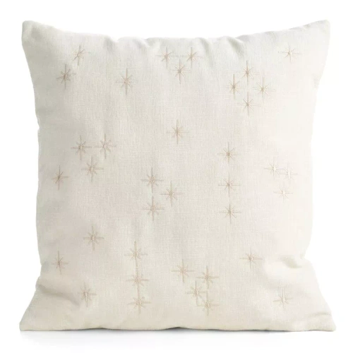Federa natalizia Eurofirany Chp 289 45x45 in chenille con ricamo 300 g/m² crema