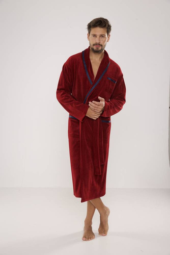 666 Ronaldo vestaglia da uomo De Lafense - marrone