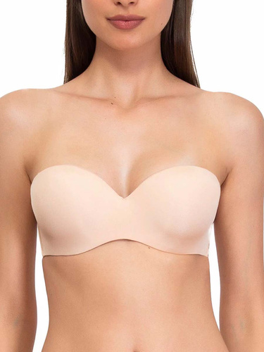 1580 Reggiseno push-up Fantastic - a fascia, microfibra Sielei beige