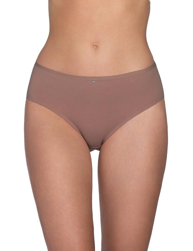 Slip da donna Lama L-MOD1601 BI-06 in modal con pizzo, confezione da 2 pezzi con fiocco